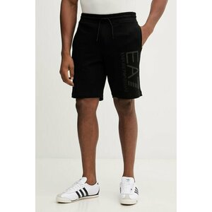 EA7 Emporio Armani pantaloni scurți din bumbac imagine