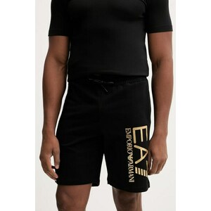 EA7 Emporio Armani pantaloni scurți din bumbac imagine