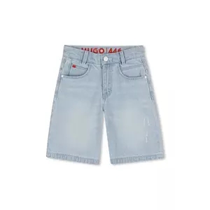 HUGO pantaloni scurți din denim pentru copii imagine