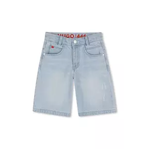 HUGO pantaloni scurți din denim pentru copii imagine