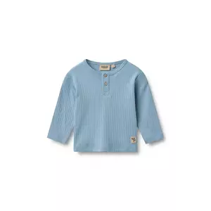 Wheat longsleeve din bumbac pentru bebeluși imagine