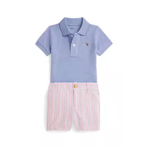 Polo Ralph Lauren set de bumbac pentru bebeluși imagine