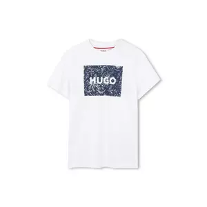 HUGO tricou de bumbac pentru copii imagine