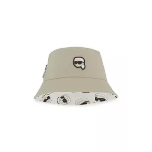 Karl Lagerfeld pălărie reversibilă din bumbac pentru copii imagine