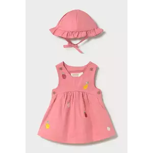 Mayoral Newborn rochie din denim pentru bebeluși imagine