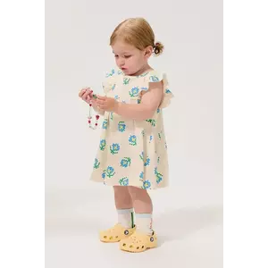 Bobo Choses rochie din bumbac pentru bebeluși Pixel Flowers imagine