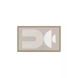 Artsy Doormats preș Beige Half Moon 70 x 40 cm imagine