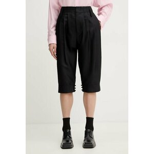 Kenzo pantaloni scurți eleganți pentru femei, din lână imagine