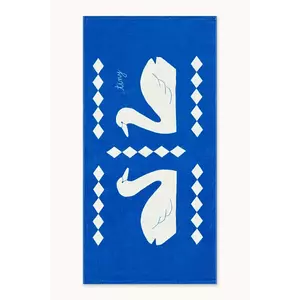 Tinycottons prosop din bumbac pentru copii SWANS TOWEL imagine