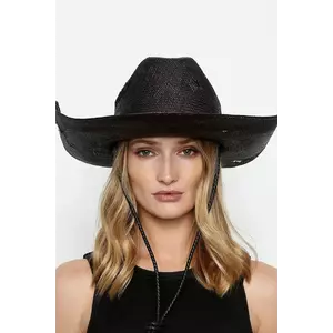 Ruslan Baginskiy pălărie Ruslan Baginskiy Cowboy Hat with Leather Trim imagine