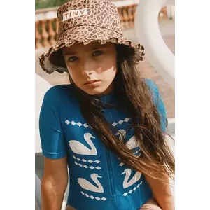 Tinycottons costum de baie dintr-o bucată pentru copii SWANS SWIMSUIT imagine