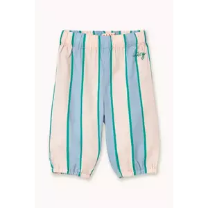 Tinycottons pantaloni de bumbac pentru copii RETRO STRIPES POPLIN BABY PANT imagine