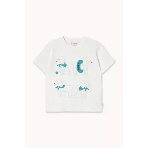 Tinycottons tricou de bumbac pentru copii POODLE GRAPHIC TEE imagine