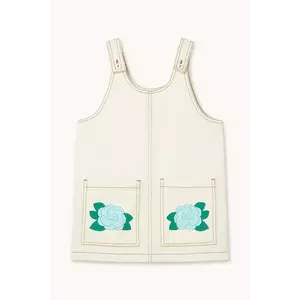 Tinycottons rochie din bumbac pentru copii BLUE FLOWER PRINT DRESS imagine