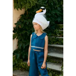 Tinycottons cămașă pentru copii cu in STRIPES CROPPED SHIRT imagine