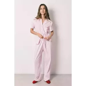 women'secret Pijama din două piese pentru femei, din bumbac imagine