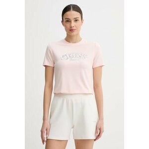 Guess tricou pentru femei, cu vâscoză LEONA imagine