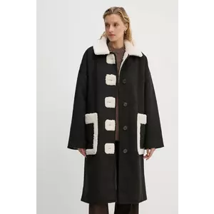 Palton subtire cu nasturi imagine