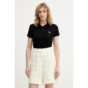 Karl Lagerfeld polo pentru femei, din bumbac IKON imagine