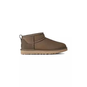 UGG cizme de zăpadă din piele întoarsă W Classic Ultra Mini imagine