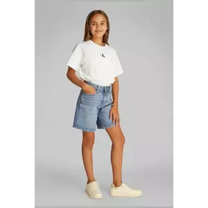 Calvin Klein Jeans pantaloni scurți din denim pentru copii imagine