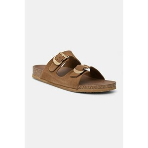 Skechers papuci pentru femei, din piele întoarsă ARCH FIT GRANOLA imagine