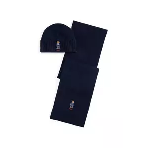 Polo Ralph Lauren pălărie și eșarfă din lână imagine
