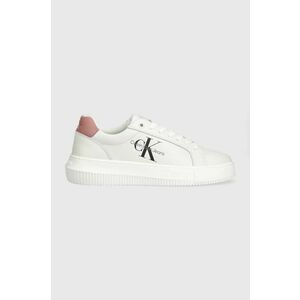 Calvin Klein Jeans sneakers din piele YW0YW00823 CHUNKY CUPSOLE MONOLOGO W imagine