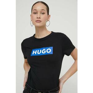 HUGO Blue tricou din bumbac Classic Tee_B imagine