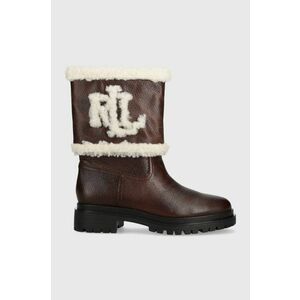 Lauren Ralph Lauren cizme de piele Carter imagine
