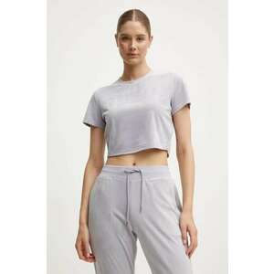 Guess tricou din velur COUTURE imagine