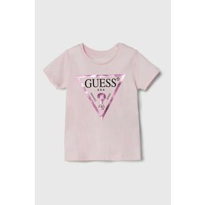Guess tricou de bumbac pentru copii imagine