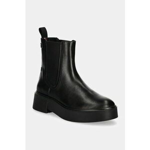 Tommy Hilfiger ghete chelsea de piele MINIMAL LEATHER CHELSEA LOGOTAPE imagine