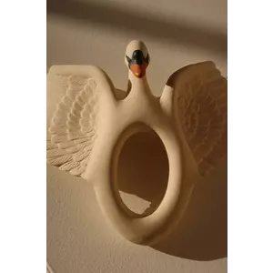 Konges Sløjd jucărie de dentiție pentru bebelusi TEETHER SWAN imagine