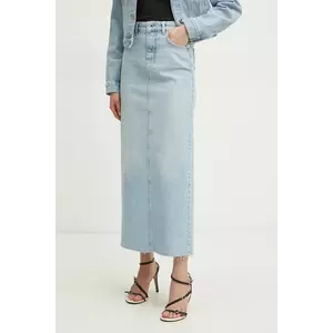 Patrizia Pepe fusta jeans imagine