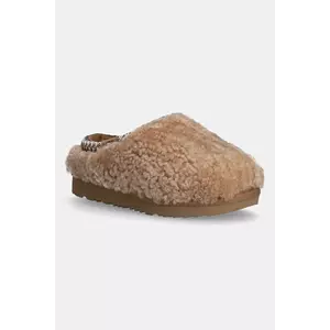 UGG papuci de lână pentru copii TASMAN MAXI CURLY imagine