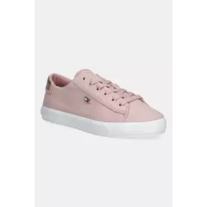 Tommy Hilfiger teniși VULC CANVAS LACE UP SNEAKER imagine