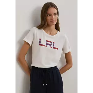Lauren Ralph Lauren tricou din bumbac imagine