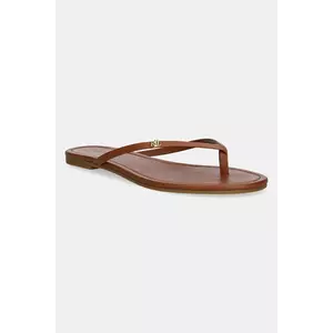 Lauren Ralph Lauren șlapi de piele Raquel imagine