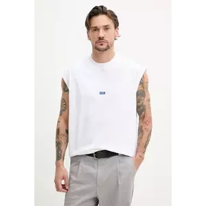 HUGO Blue tricou din bumbac Navertz imagine