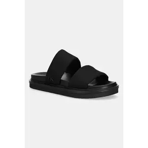 Calvin Klein Jeans papuci FLAT MOLDED DBL BAR SANDAL CV imagine