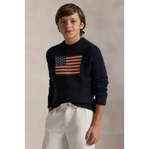 Polo Ralph Lauren pulover de bumbac pentru copii imagine
