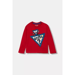 Guess longsleeve din bumbac pentru copii imagine