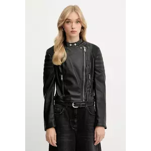 Young Poets Society geacă biker de piele imagine