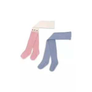 Konges Sløjd ciorapi fete 2 PACK CHERRY LUREX TIGHTS 2-pack imagine