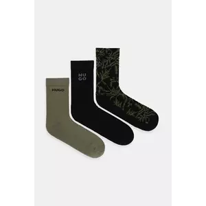 HUGO șosete 3P QS RIB FERN CC 3-pack imagine