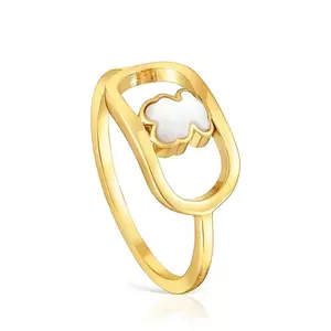 Tous inel placat cu aur imagine