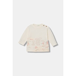 United Colors of Benetton longsleeve pentru copii, din bumbac imagine