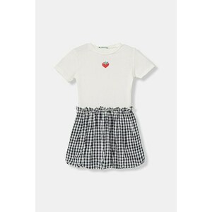 United Colors of Benetton rochie de vară de bumbac imagine