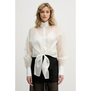 Karl Lagerfeld cămașă pentru femei, cu mătase imagine